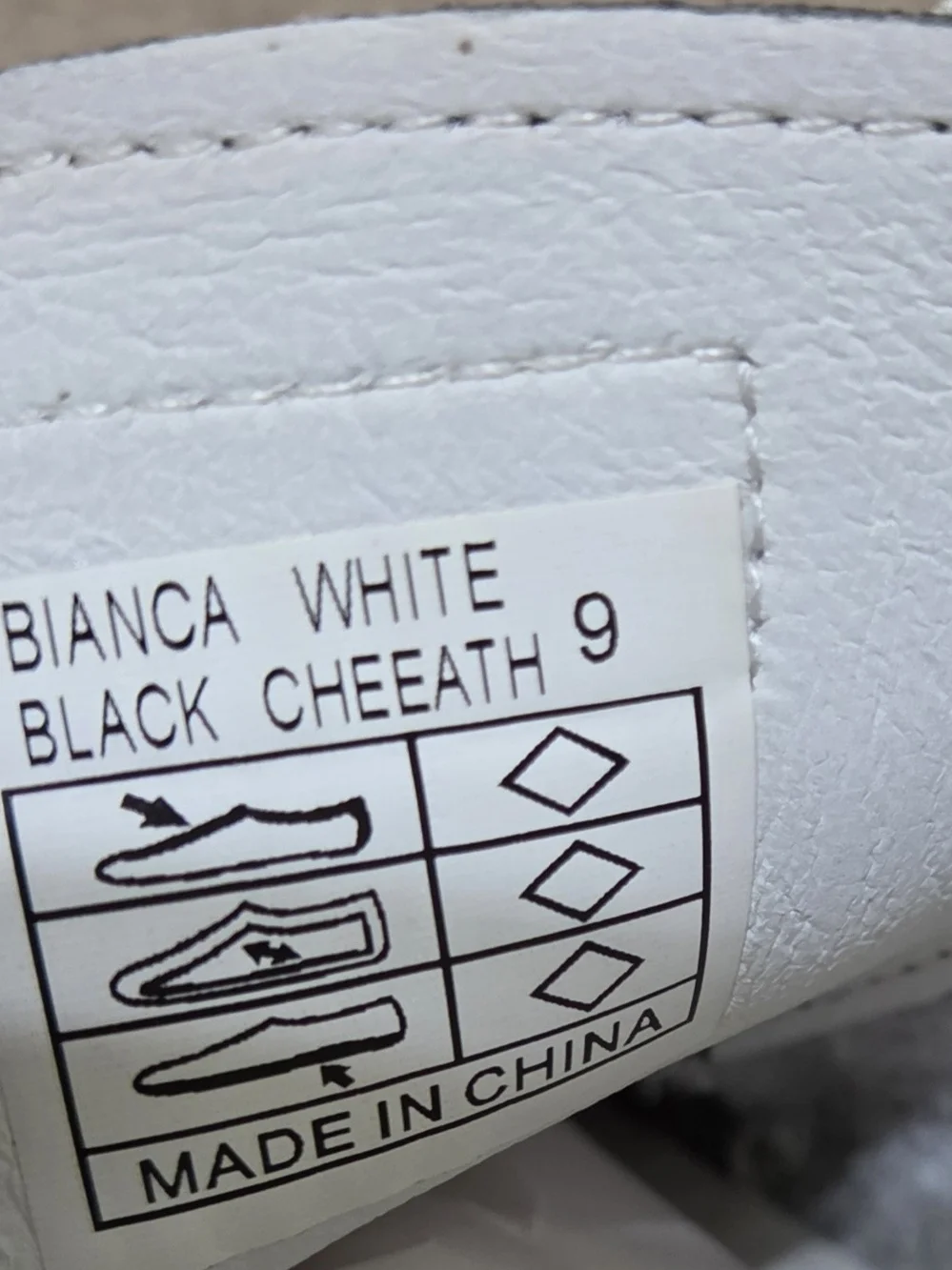 Vintage Havana Bianca White Sneakers Size 9 - Picture 7 of 10